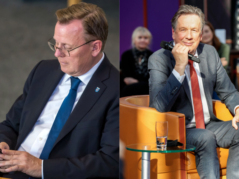 Bodo Ramelow und Jörg Kachelmann