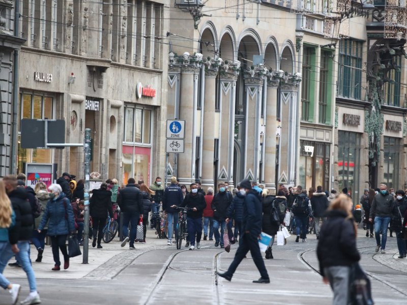 Corona Demo Innenstadt Erfurt