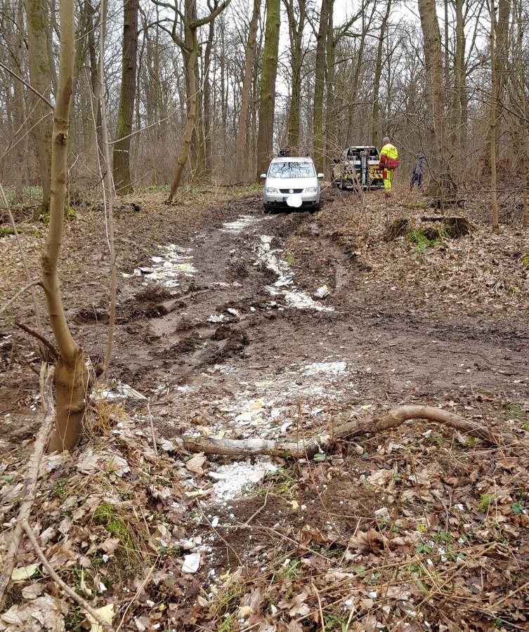 Müll Wald Erfurt