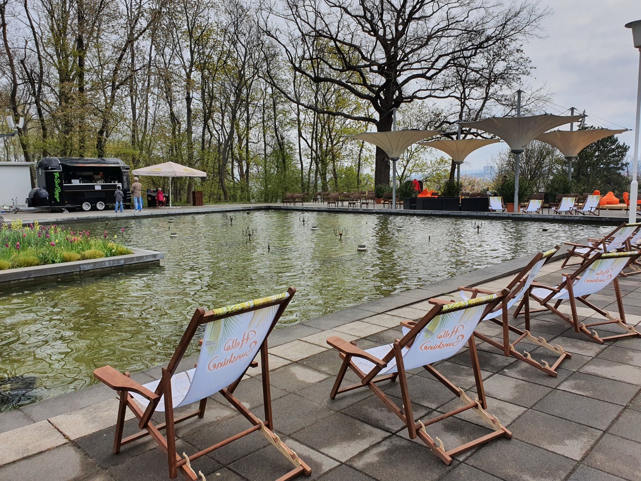 Vor allem bei schönem Wetter ist die Lilienterrasse ein echtes Highlight! 