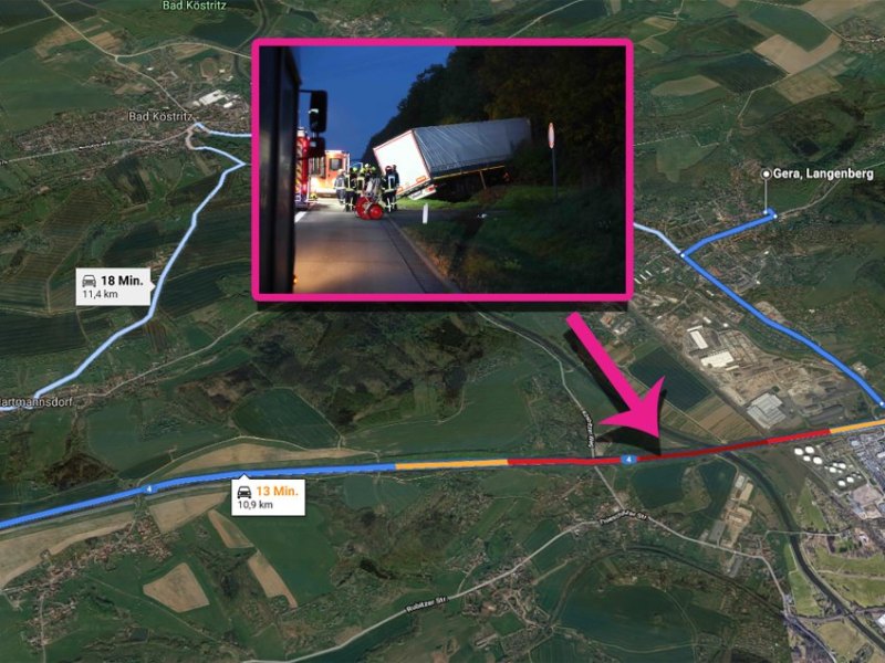 A4 toter Lkw  Fahrer Stau Erfurt Gera.jpg