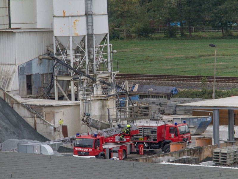 Arbeitsunfall Kahla Betonwerk