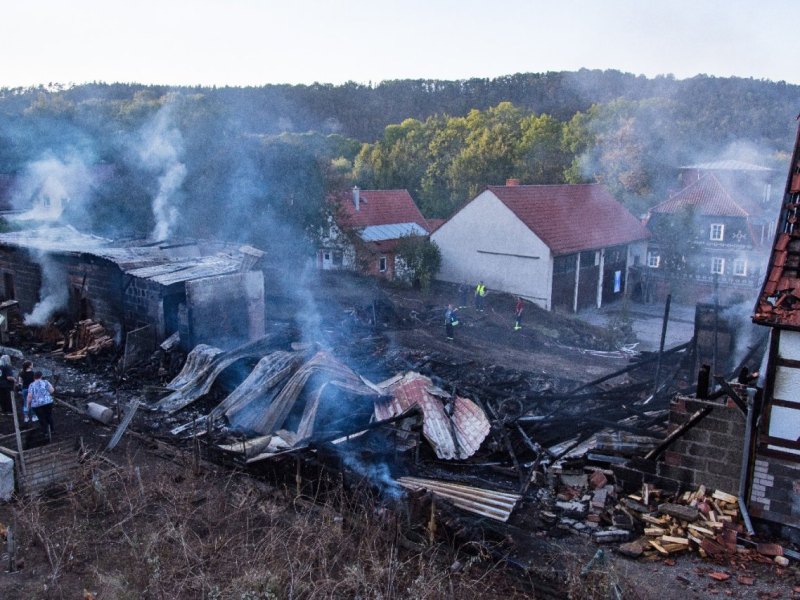 Brand Henfstädt Leiche