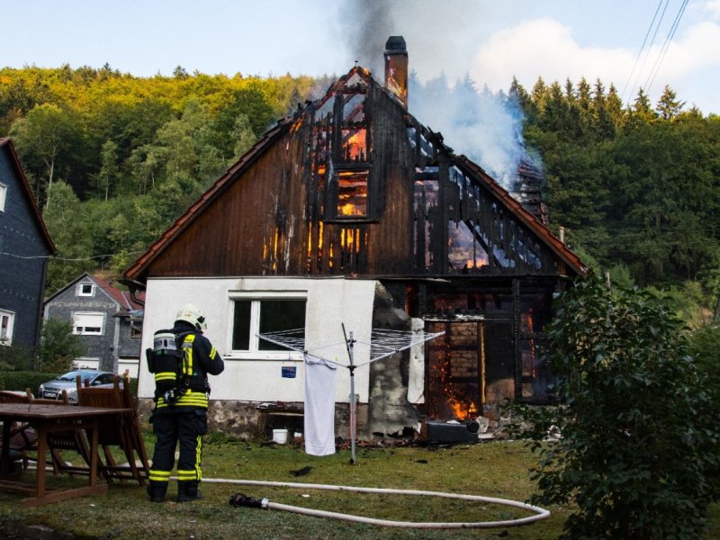 Brand in Gießübel