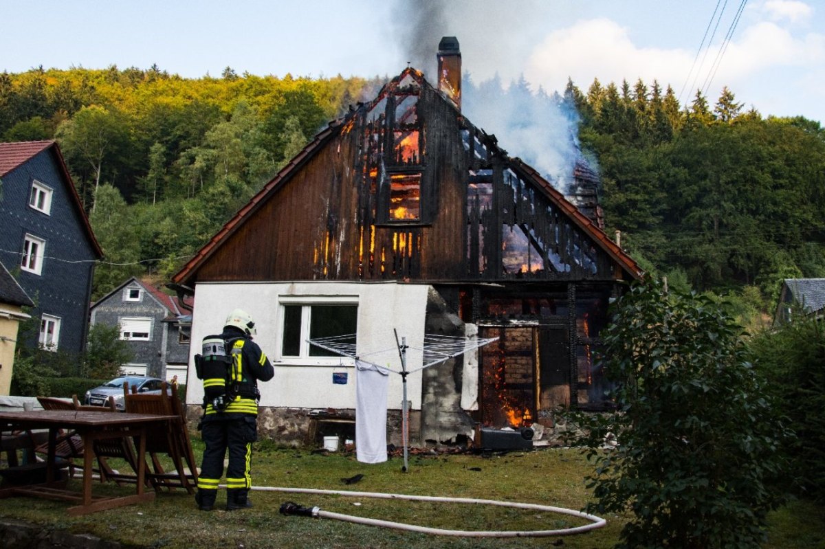 Brand in Gießübel