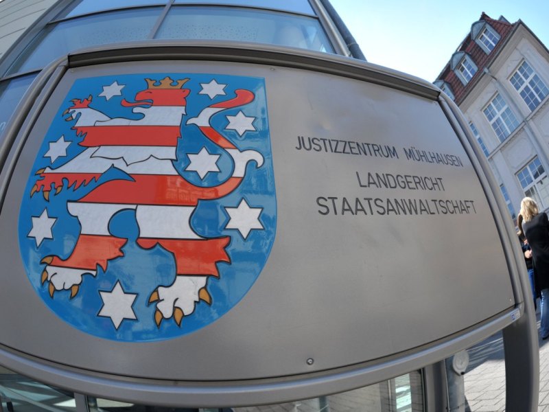 Das Justizzentrum mit dem Landgericht in Mühlhausen Symbolbild