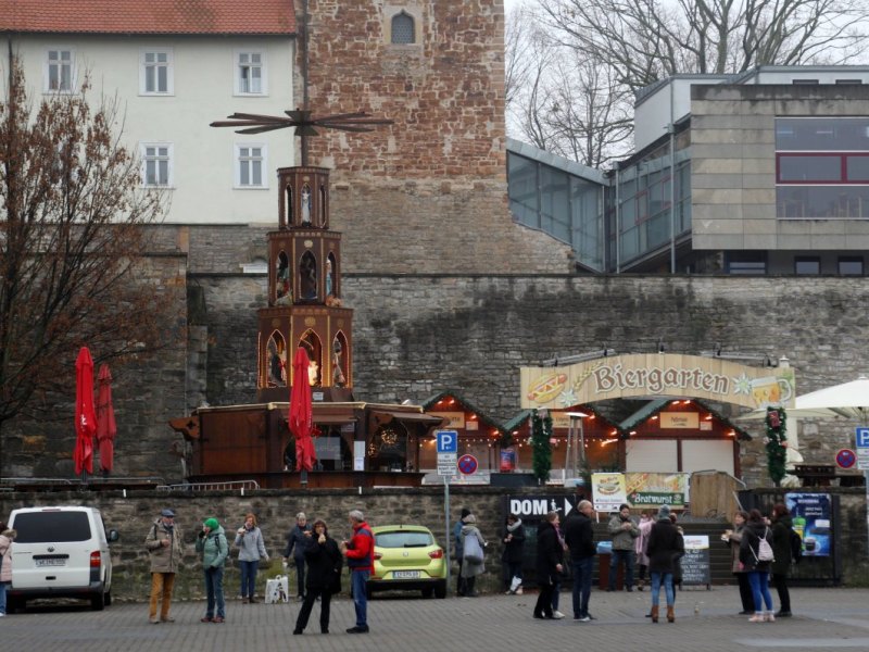 Domplatz erfurt glühwein