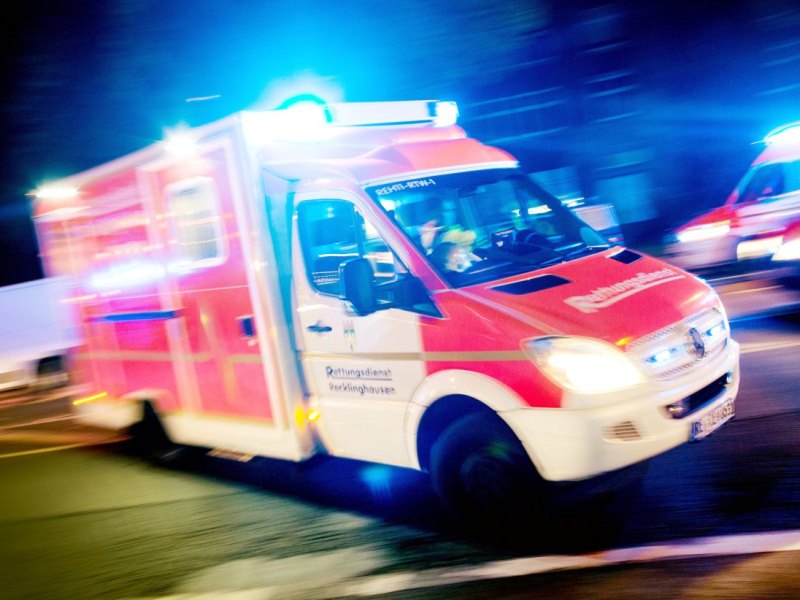 Ein Rettungswagen