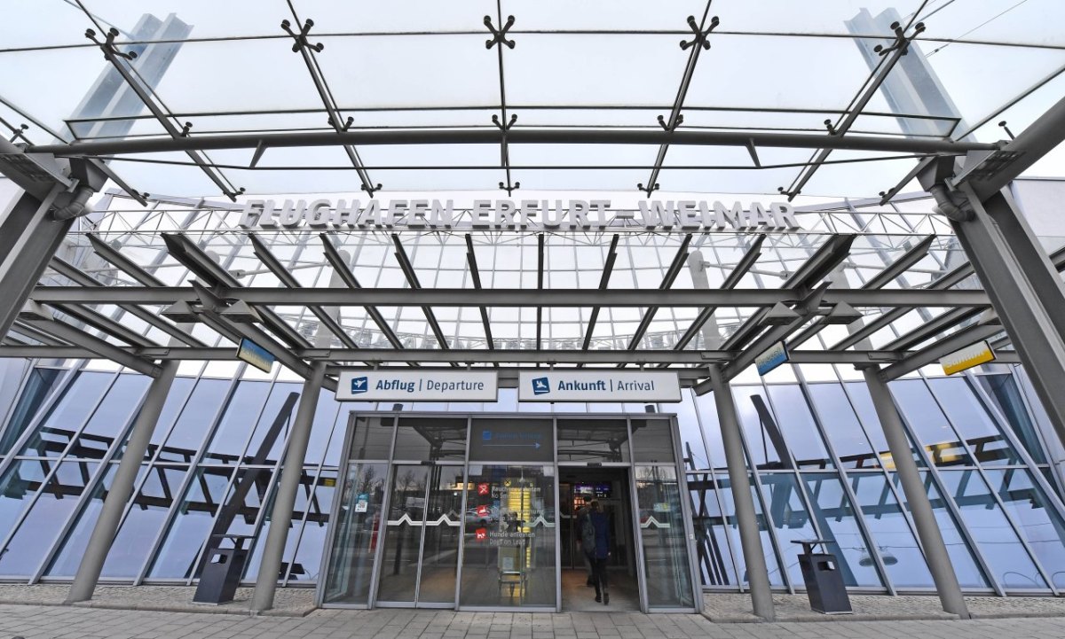 Eingang Airport Erfurt