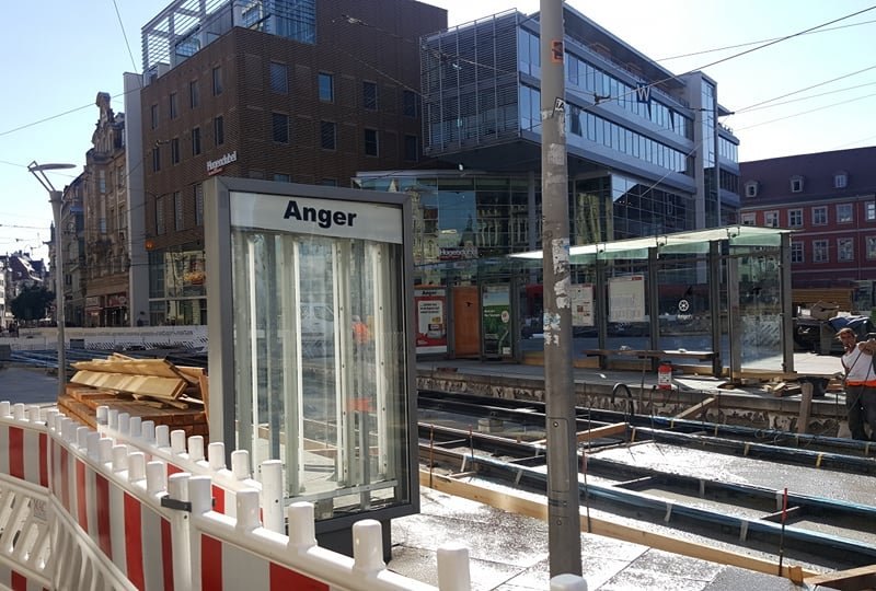 Erfurt-Anger-Baustelle