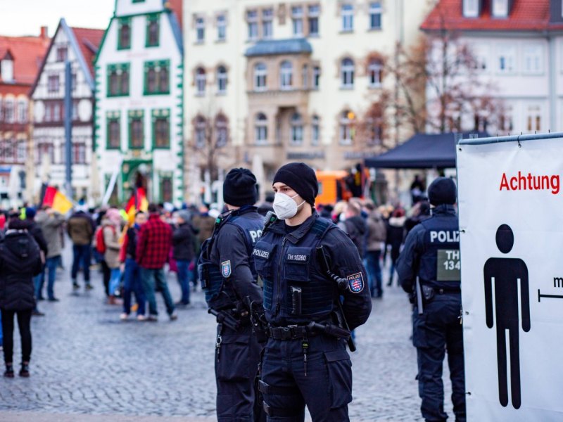 Erfurt-Domplatz-Demo