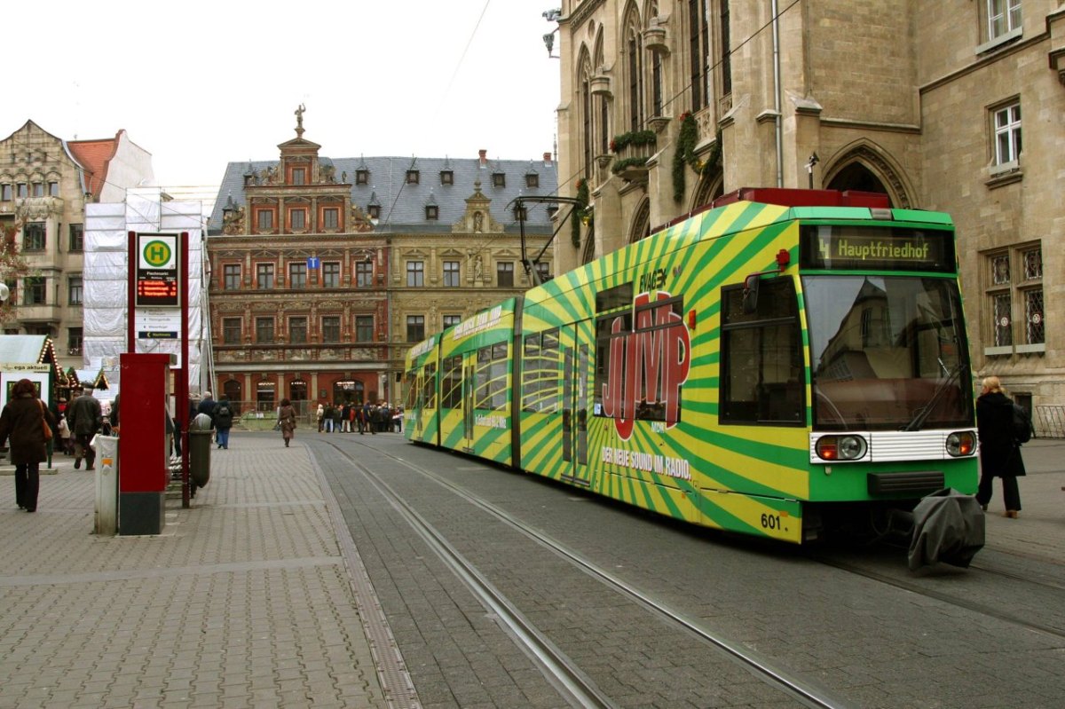 Erfurt Juni Fahrkartenautomaten verschwinden Evag Änderung Bahn