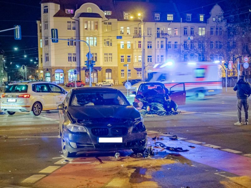 Erfurt-Talknoten-Unfall