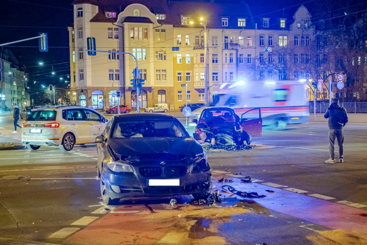 Erfurt-Talknoten-Unfall