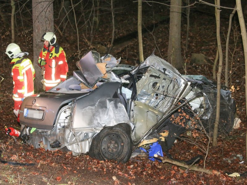 Erfurt Unfall Landstraße