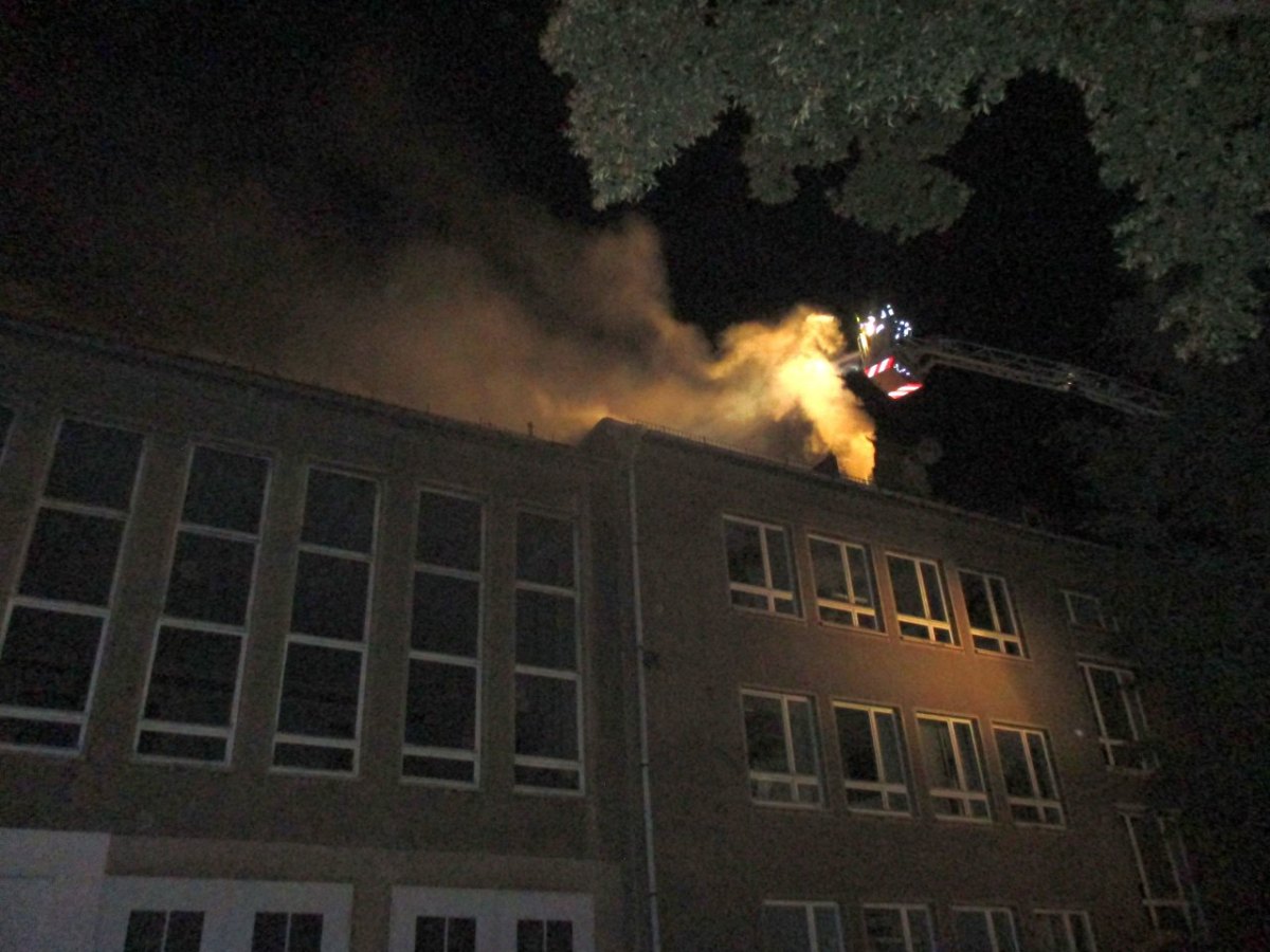 Feuer am Landestheater in Eisenach