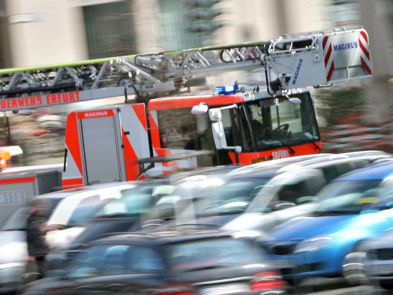 Feuerwehr Erfurt im Einsatz