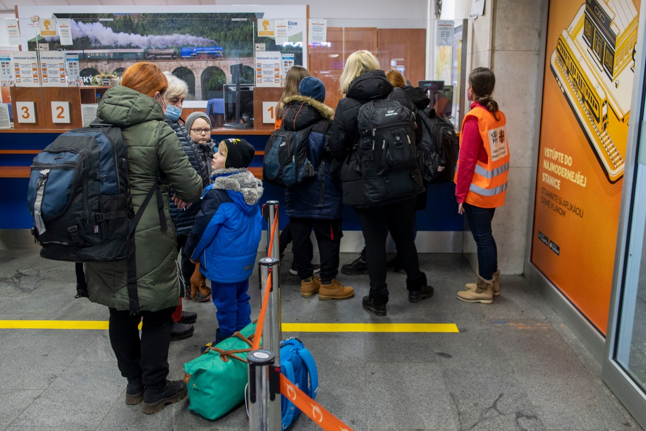 Immer mehr Menschen flüchten aus ihrer ukrainischen Heimat nach Erfurt. Unter ihnen sind auch viele Kinder. (Archivbild)