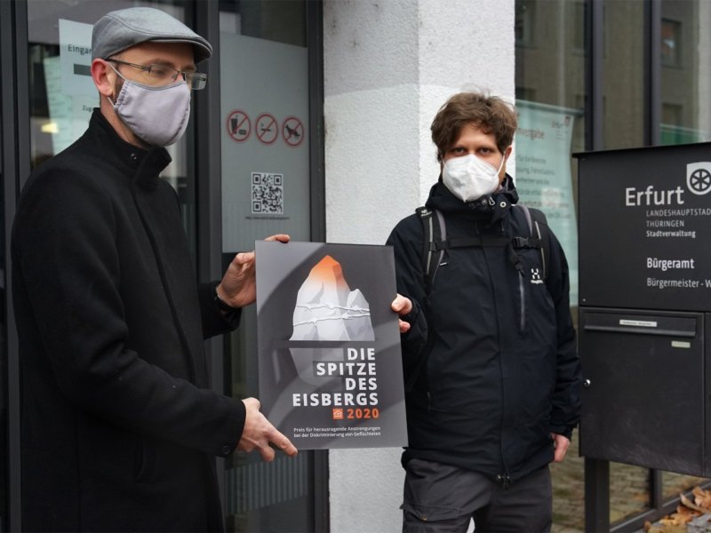 Flüchtlingsrat Thüringen Erfurt Spitze des Eisbergs