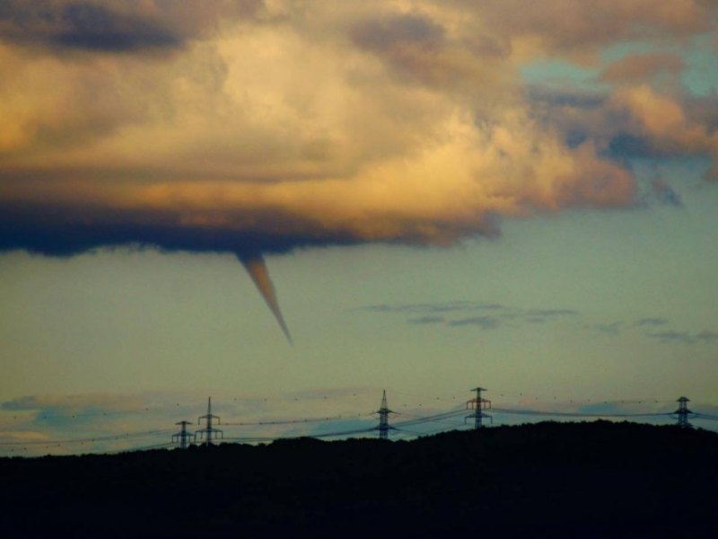 Funnel Cloud über Thüringen