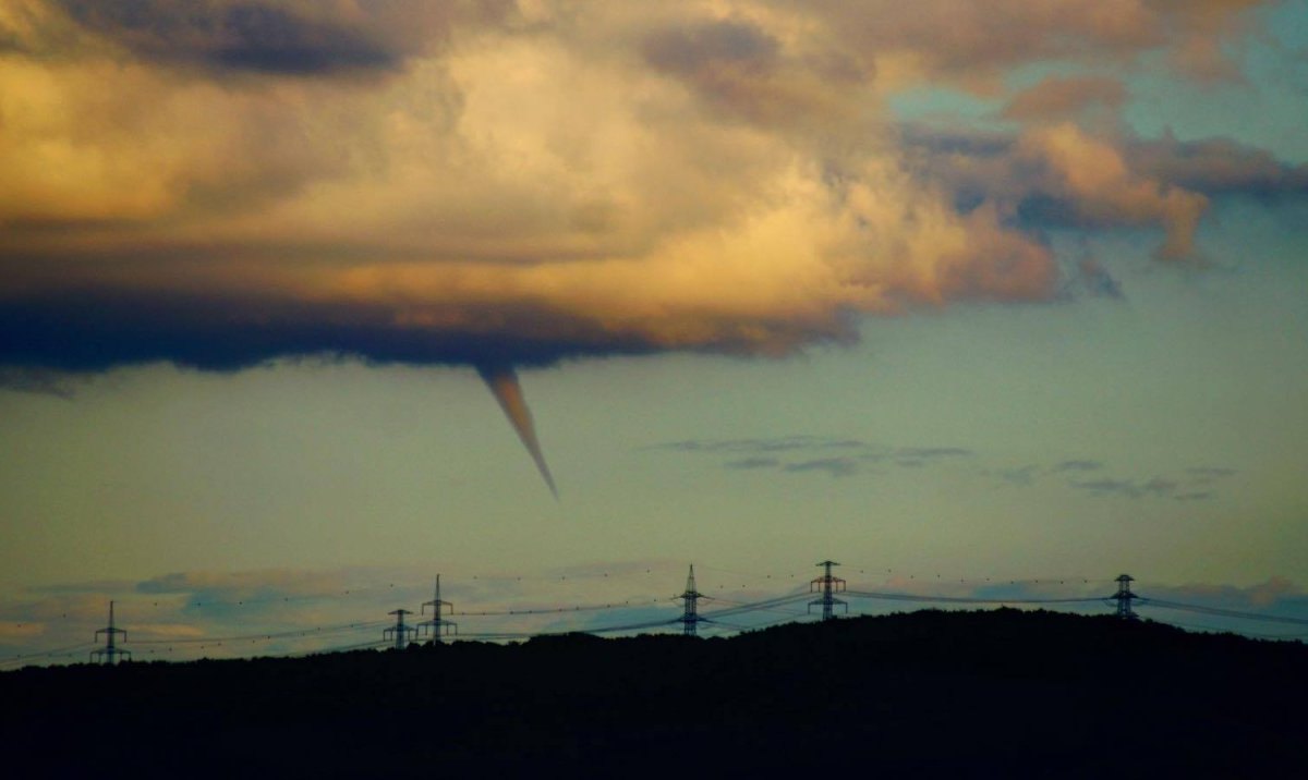 Funnel Cloud über Thüringen