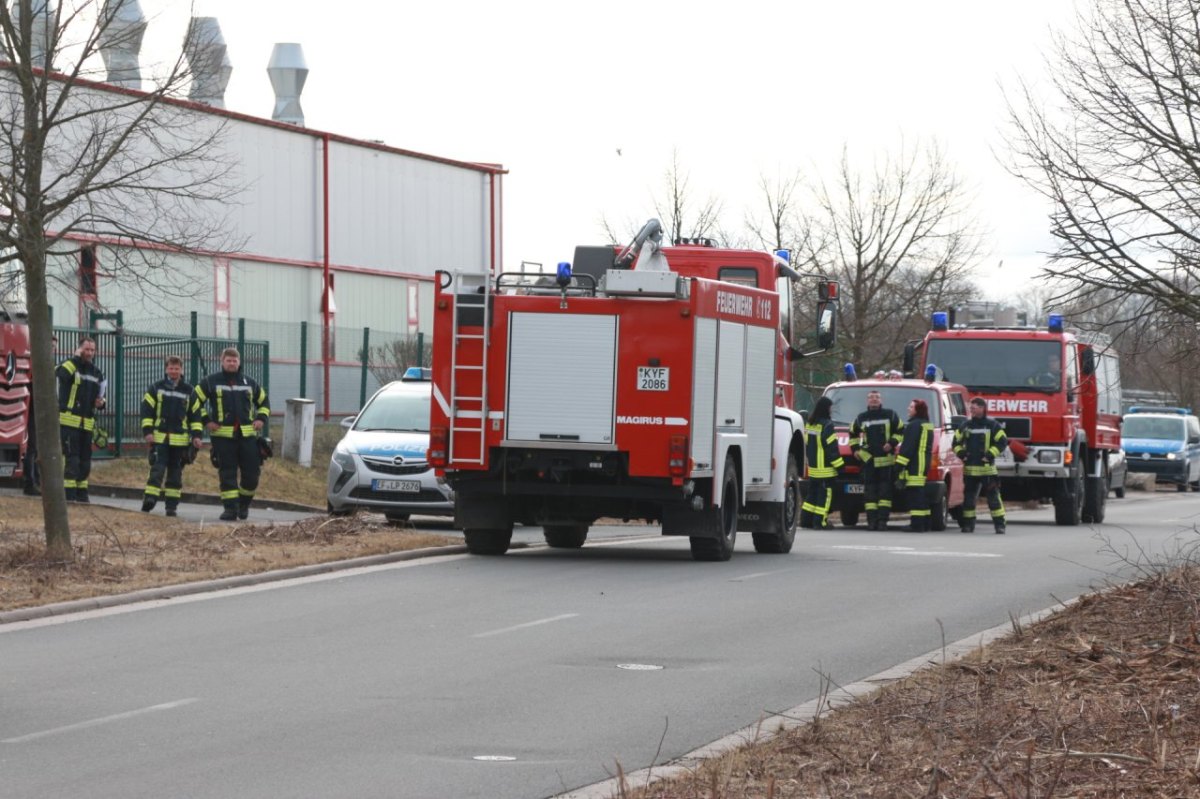 Gift-Unfall in Gewerbegebiet in Greußen