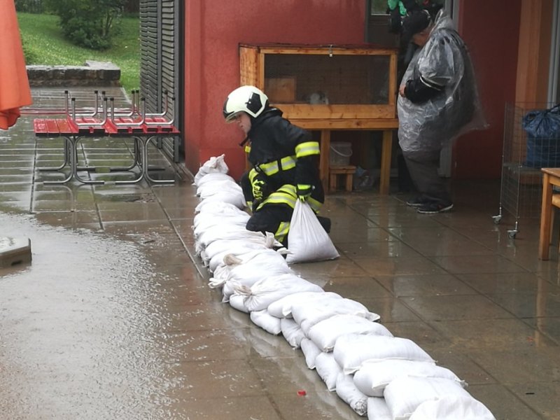 Hochwasser Kita Waldblick Erfurt