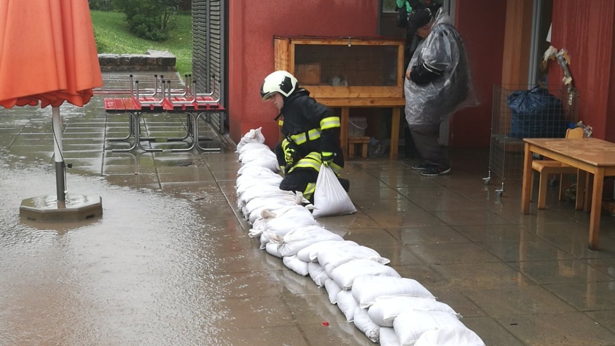 Hochwasser Kita Waldblick Erfurt