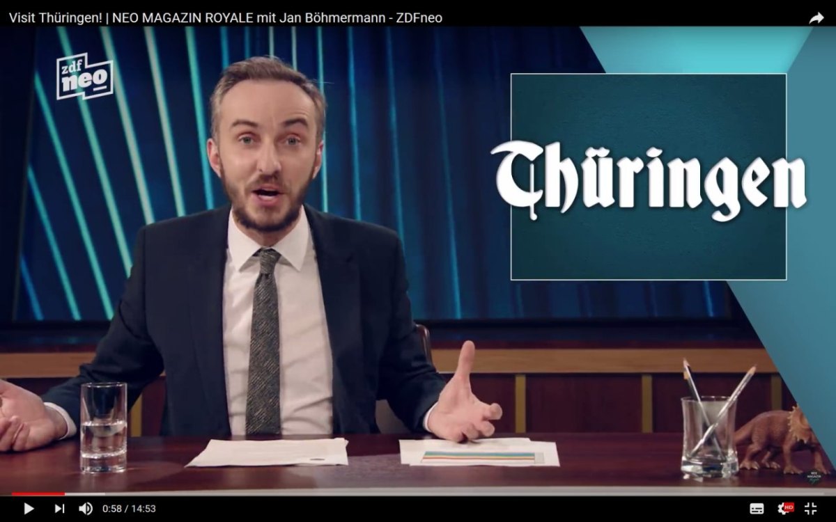 Jan Böhmermann Thüringen Neo Magazin Royale