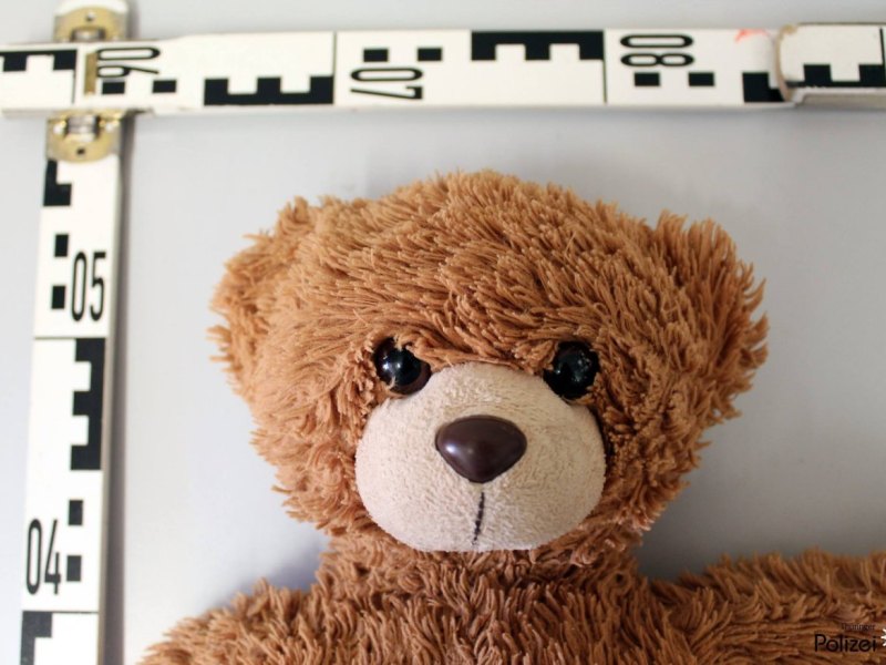 Kuschelwuschel Teddy Polizei