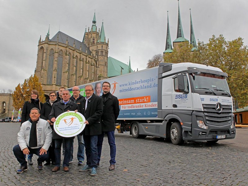 Lkw Kinderhospiz Erfurt