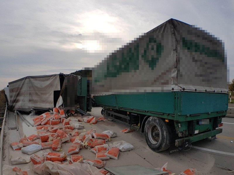 Lkw-Unfall A4