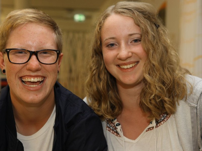 Luisa Kirsch und Charlotte Beutler waren bei der „Street Football World“ in Lyon erfolgreich