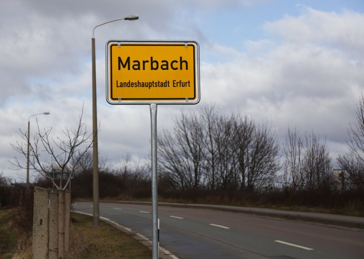 Marbach Ortsschild