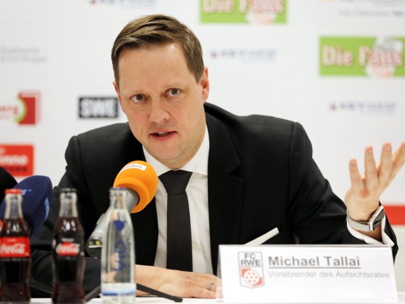 Michael Tallai Aufsichtsratsvorsitzender bei Rot-Weiß Erfurt