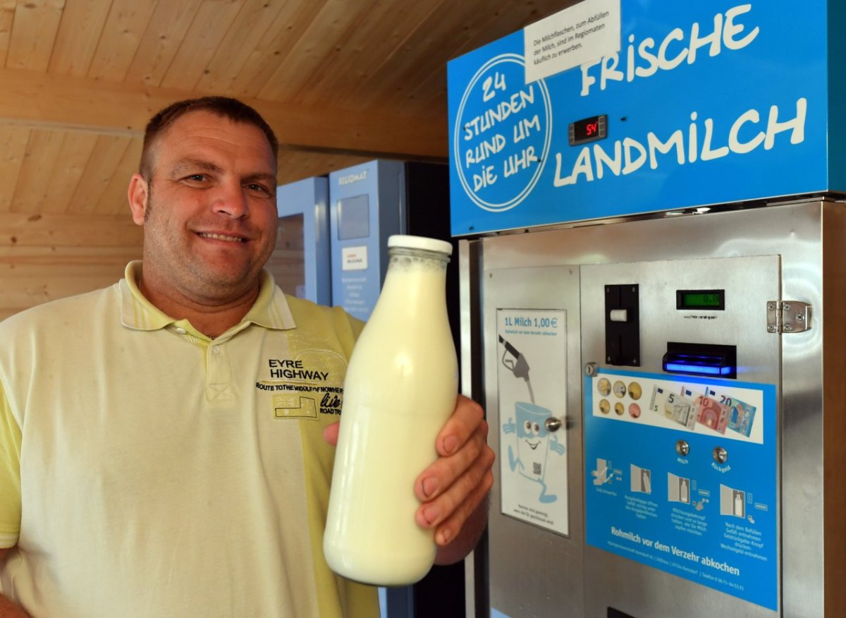 Milchtankstelle in Oberwellenborn