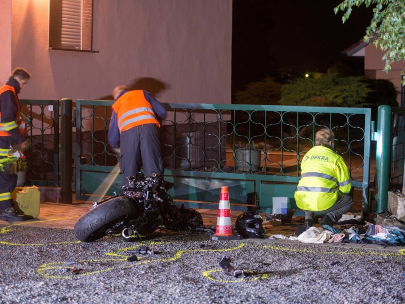 Motorradfahrer stirbt in Erfurt-Stotternheim