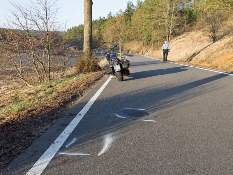 Motorradunfall Jonastal Crawinkel