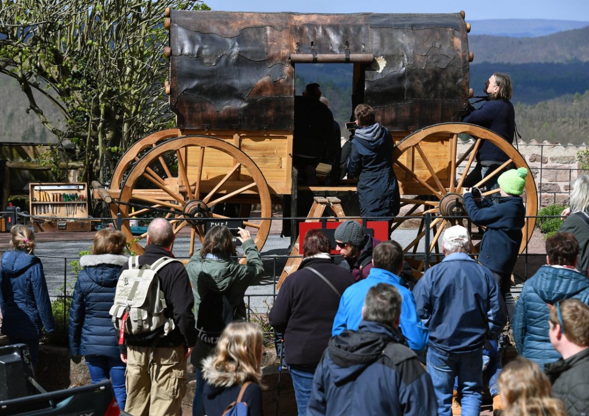 Nachbau von „Luthers Reisewagen“