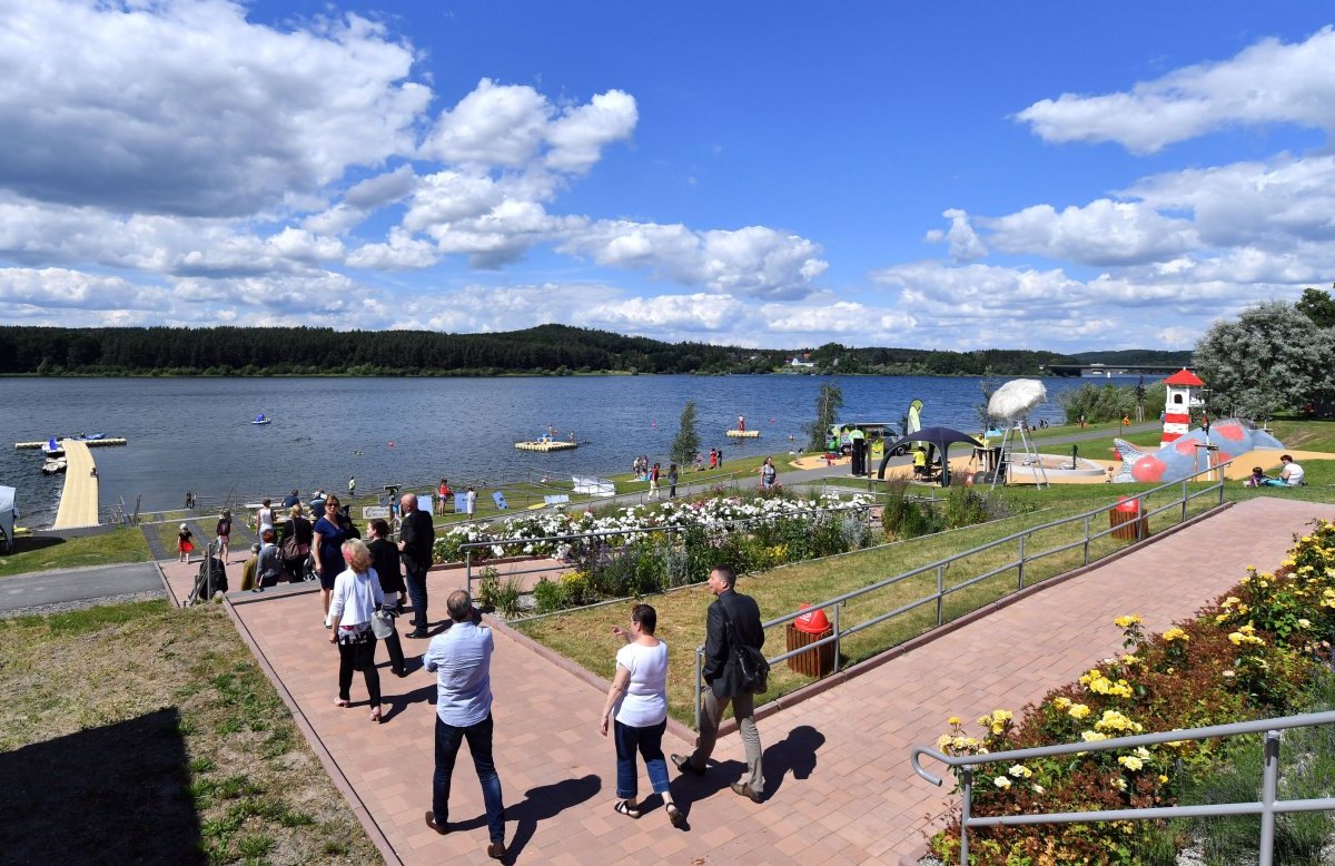 Neues Strandbad in Zeulenroda