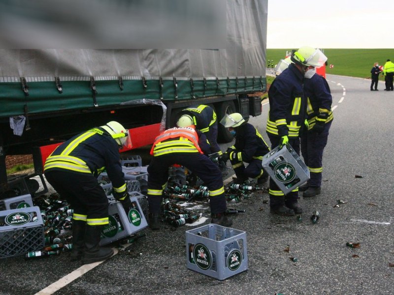 Nordhausen  Thüringen  Lkw Bier
