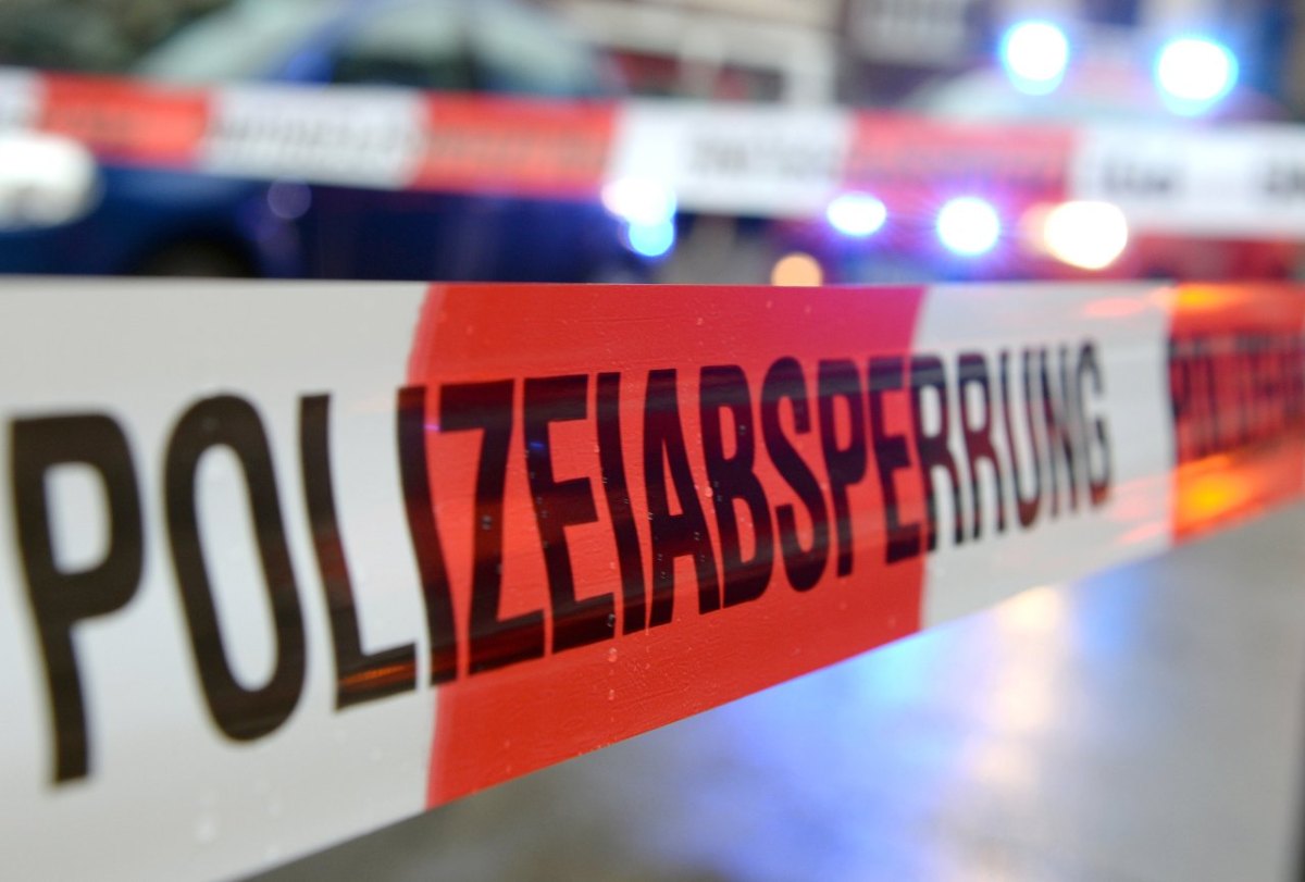 Polizeiabsperrung
