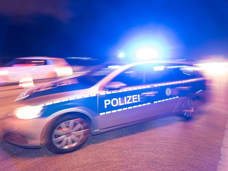 Polizeiauto im Einsatz
