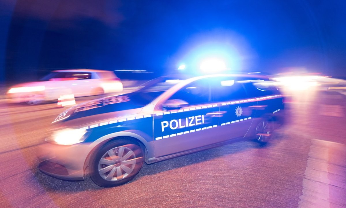 Polizeiauto im Einsatz