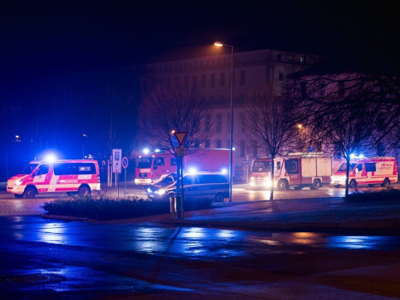 Rettungskräfte Polizei Feuerwehr Erfurt