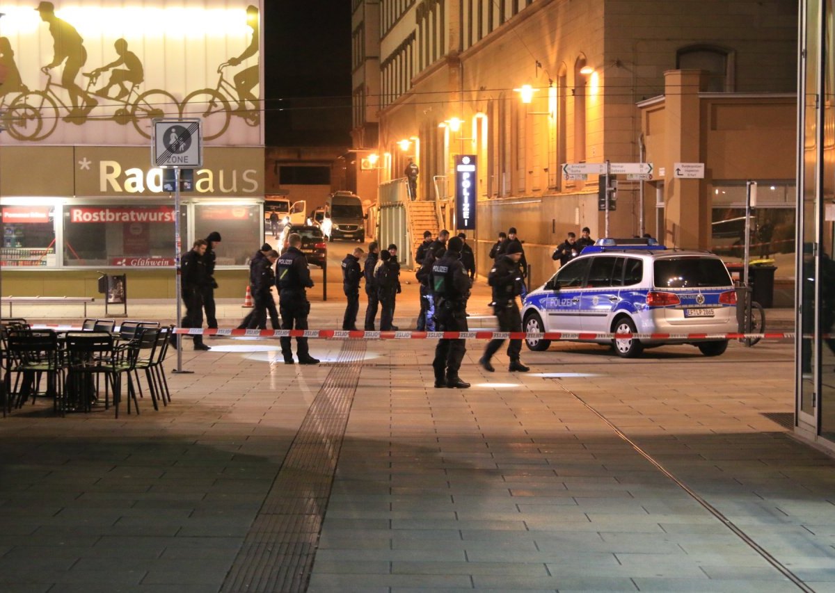 Schüsse der Polizei am Hauptbahnhof Erfurt