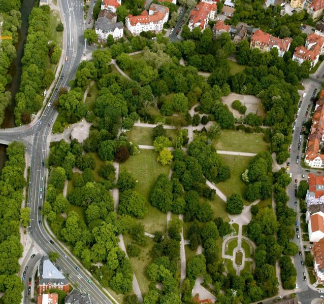 Stadtpark in Erfurt