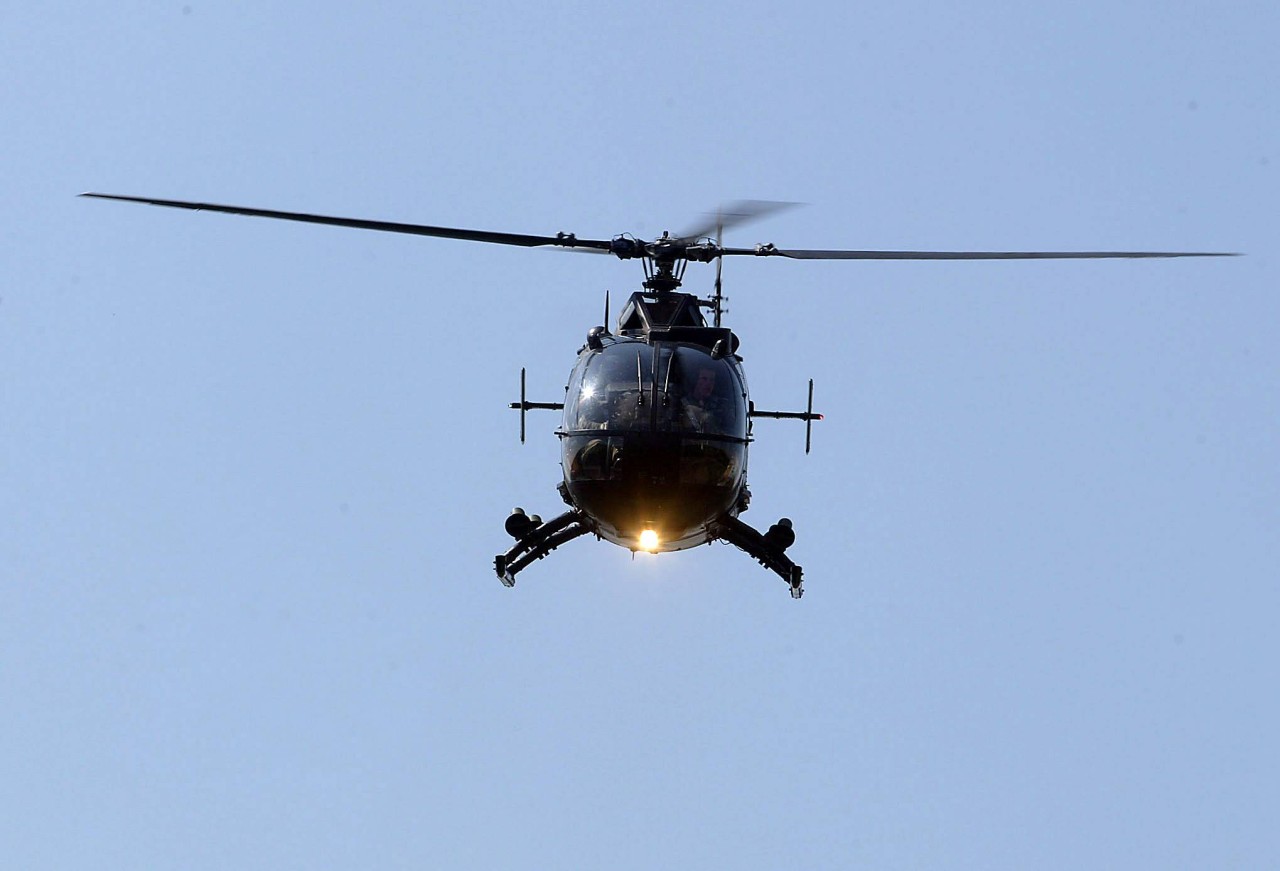 Ein Bundeswehrhubschrauber ist über Thüringen geflogen. Was dahinter steckt, liest du hier. (Archivbild)