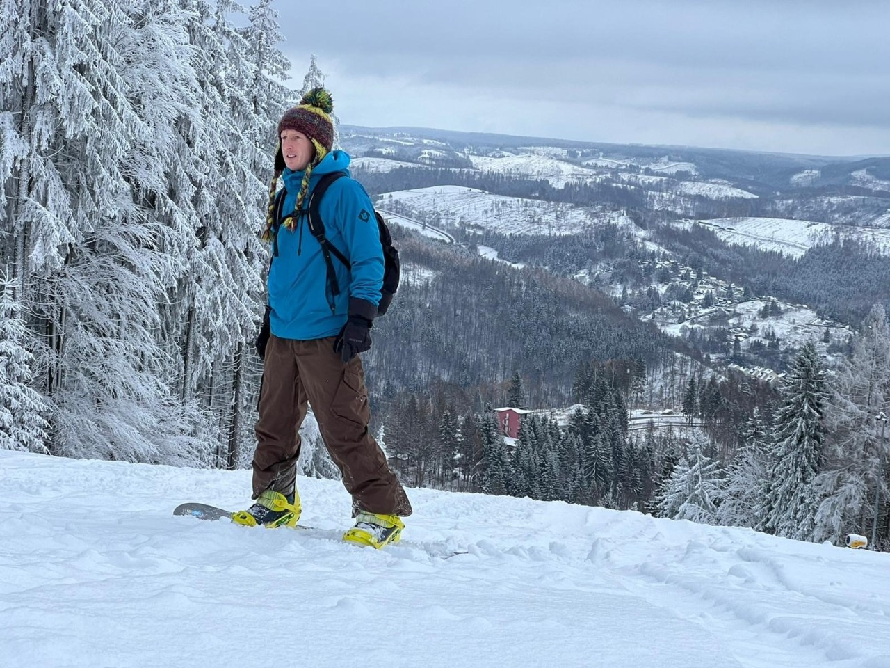 Liftbetreiber Axel Müller hat die Piste in Steinach bereits getestet. 