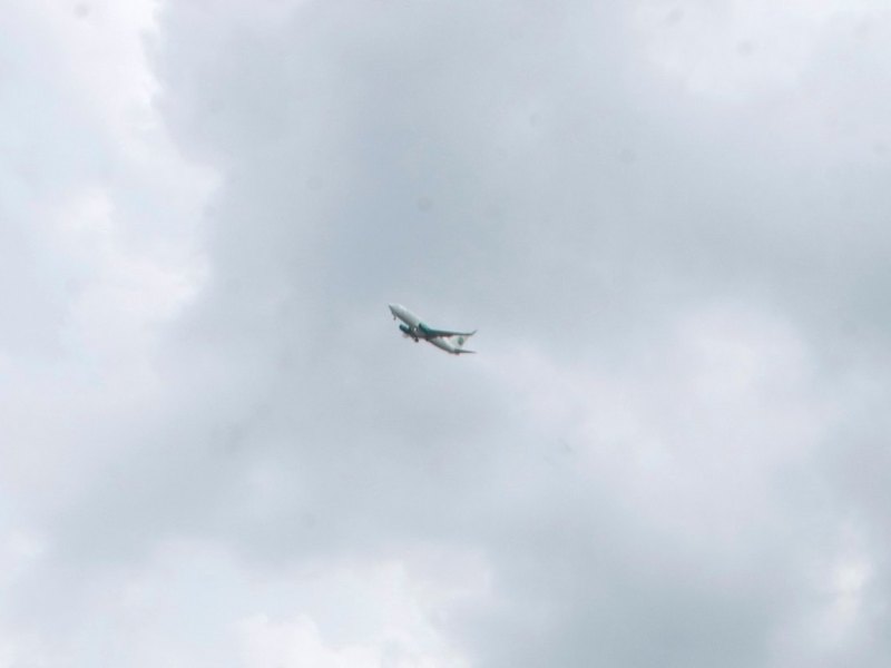 Trainingsflug über Erfurt